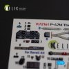 Kelik K72161 P-47M Thunderbolt- interior 3D decals for Revell kit (1/72)